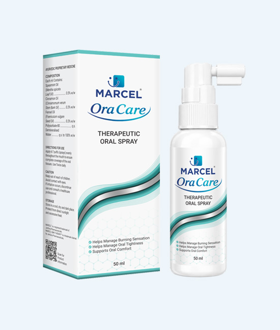 MARCEL® ORA-CARE Oral Spray packaging